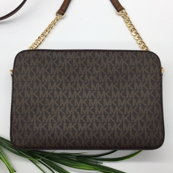 MICHAEL KORS LG EW CROSSBODY Bag Brown - Picture 3 of 8